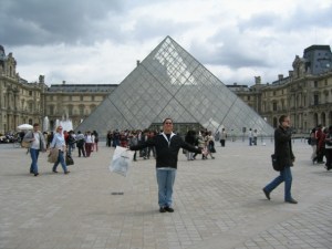 Me, at the Louvre